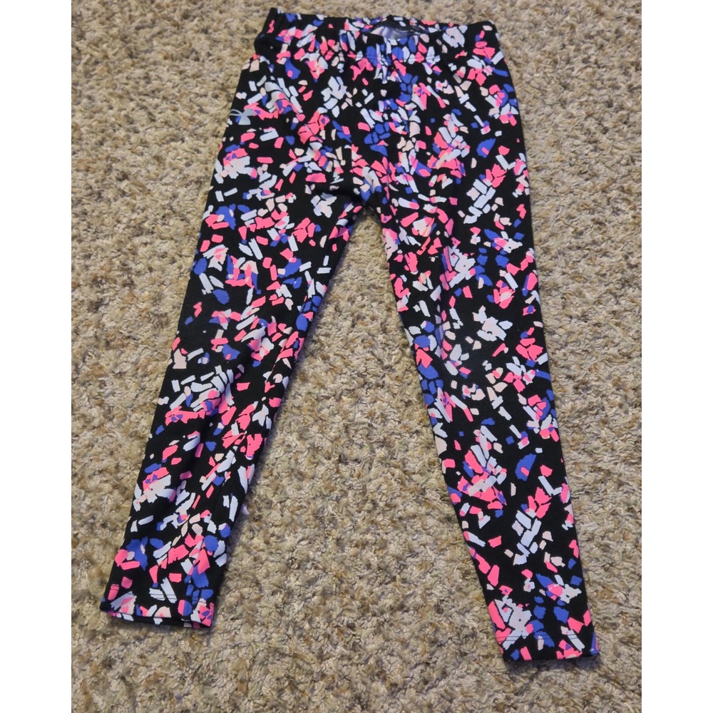Under Armour Colorful Confetti Pattern Leggings Youth Size 6